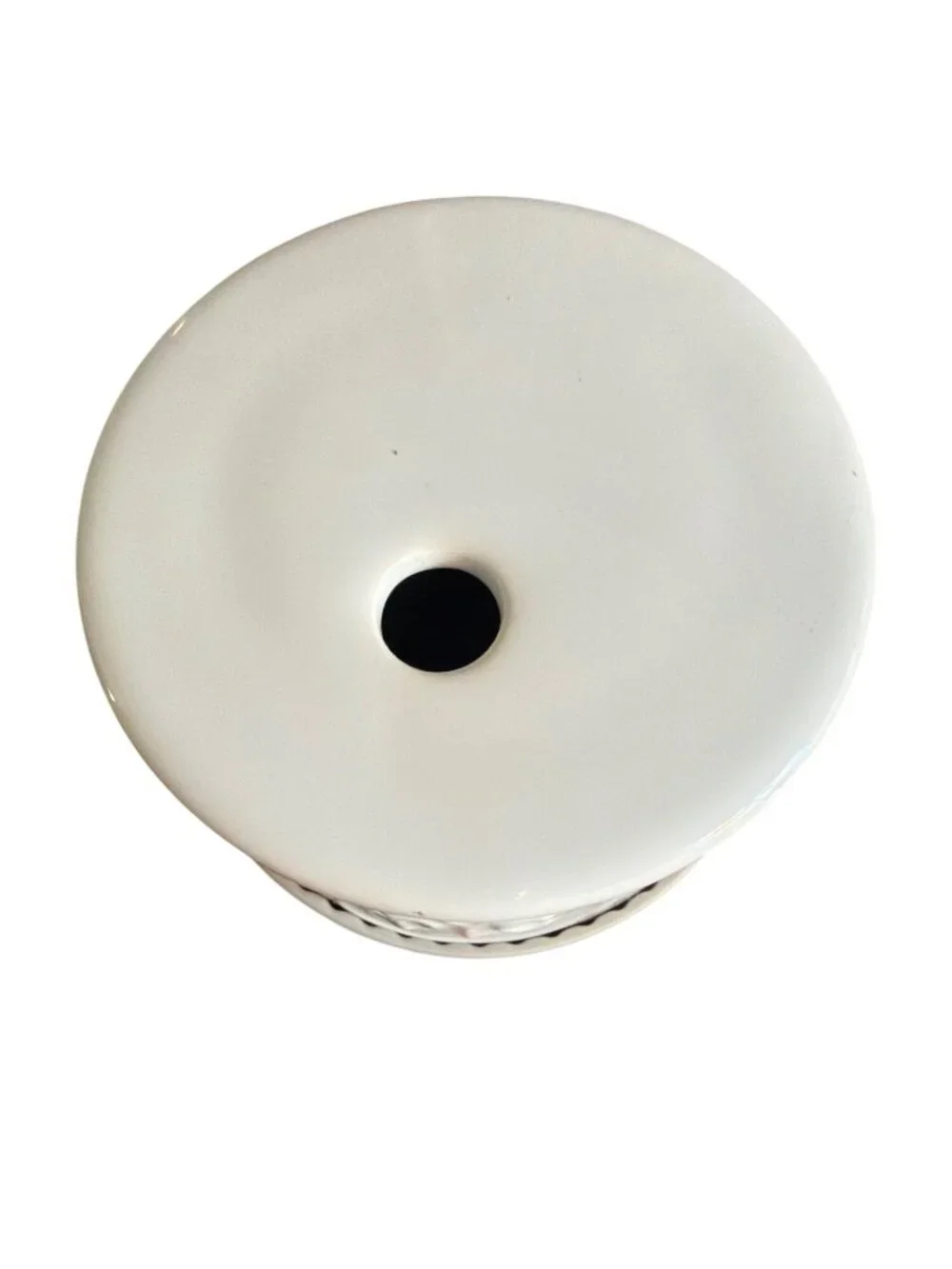 Pampered Chef White Ceramic Egg Cooker Microwave Oatmeal 1529 Silicone Sleeve
